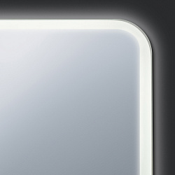 Зеркало/LED-подсветка/антизапотевание/2 кнопки/Bluetooth динамики (120см*80см)Amazon Music/AQUA DE