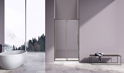 Душевая дверь Slim-N VDP-4SN120CLGM, вороненая сталь, стекло прозрачное, , шт