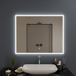 Зеркало/LED-подсветка(100см*80см)/сенсор. выключатель Siena/AQUA DE MARCO