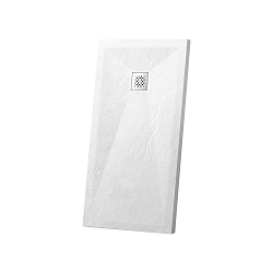 Поддон для душа из искусственного камня  VST-4SR8012W, 1200*800*25, белый матовый, , шт