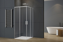 Душевой уголок Soft 2 VSS-3SO2900CL, 900*900, хром, стекло прозрачное , , шт