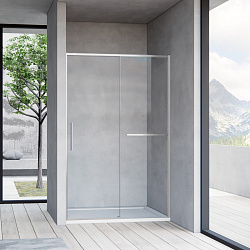 Душевая дверь Slim Soft VDS-1SS120CLBN, 1200, брашированный никель, стекло прозрачное, , шт