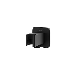 Выход для душа с держателем, латунь, черный матовый, Slide, IDDIS, SLI60BBi62