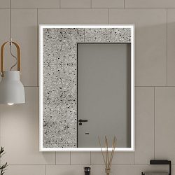 Зеркало Lago LED 60 белый