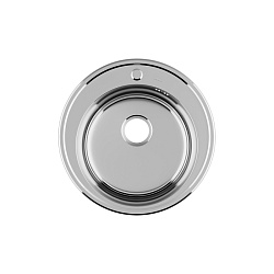 Мойка, нержавеющая cталь, полированная, D510, Basic, IDDIS, BAS51P0i77