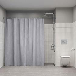 Штора для ванной, 200x240 см, Полиэстер, IDDIS, BD02P24i11