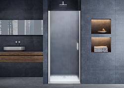 Душевая дверь Alpha VDP-3AL800MT , хром, стекло текстурное, , шт
