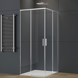 Душевой уголок Soft 2 VSS-3SO2900CL, 900*900, хром, стекло прозрачное , , шт