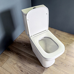 Corpa Nera Bonini/Бонини унитаз-компакт безободковый, быстрос.сиденье с микролифтом, белый