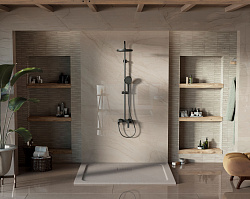 Душевая стойка VSFS-413MB с изливом, черный матовый, , шт