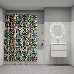 Штора для ванной, 200x180 см, Полиэстер, IDDIS, BF03P18i11