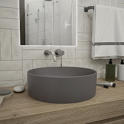 Corpa Nera Bosso/Боссо раковина  накладная D41, графит матовый