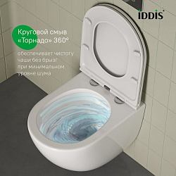 Унитаз подвесной безободковый, Axes, IDDIS, AXERDSEi25