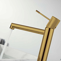 Смеситель для раковины Desire VBF-1D2BG однорычажный, брашированное золото, , шт