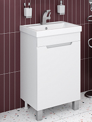 Тумба напольная CITY 50 /1 дв/правая/раковина Фостер (50см)/AQUA DE MARCO