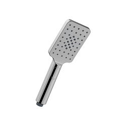 Лейка душевая 3 режима, 8х26см, пластик/хром, блистер