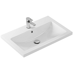 Раковина встраиваемая: COMO 70 1 отв., белый