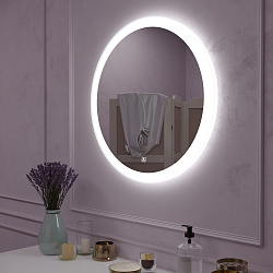 Зеркало/LED-подсветка (65см)/сенсор. выключатель Rio/AQUA DE MARCO