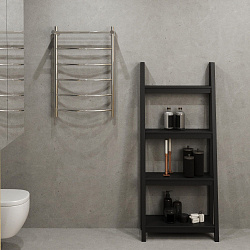 Aringa Бро полотенцесушитель водяной с полкой 80*50, хром