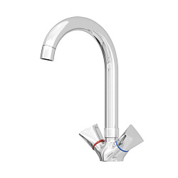 Aringa Арно смеситель для кухни R-излив, хром