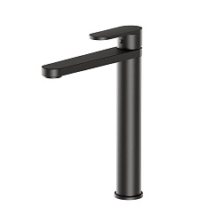 Смеситель для накладной раковины Pragma Olako, матовый черный, OLK3.BFWT.018