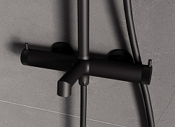 Душевая стойка Rim VSFS-2RM1MB с изливом, черный матовый, , шт