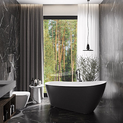 Corpa Nera Viotti/Виотти ванна акриловая отдельностоящая 170х74х75, синий матовый