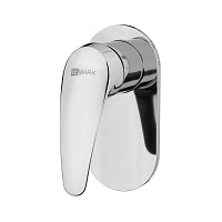 LINARA Встраиваемый смеситель для душа, на один выход, без аксессуаров, латунь/хром