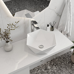 Corpa Nera Veretti/Веретти 48 раковина накладная, белый