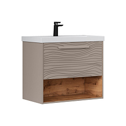 Тумба подвесная Gleam 80.1Y с нишей амарок/дуб вотан (78857(80))