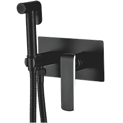 Гигиенический душ, латунь, черный/хром HB55548-7