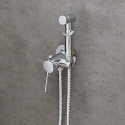 MINIMA Встраиваемый смеситель с гигиеническим душем, латунь/хром, LM3819C