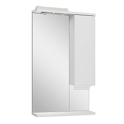 Зеркальный шкаф/прав/с/с/белый(50см) Viktoria/AQUA DE MARCO