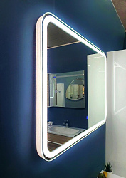 Зеркало/LED-подсветка(80см*55см)/сенсор. выключатель Balaton/AQUA DE MARCO