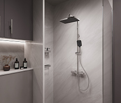 Душевая стойка Core VSFS-4CO1CH с изливом, хром, , шт