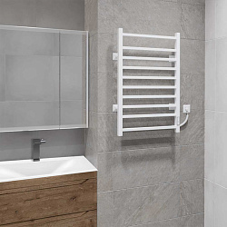 Полотенцесушитель электрический Vincea VTD-1LWE 50x80, белый, таймер, , шт