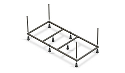 Вывод Рама д/ванны: Santana 150 NEW метал. в комплекте со сборочным пакетом, Сорт1