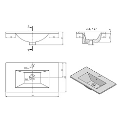 Раковина 2070 RB