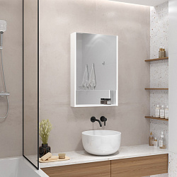 Зеркало-шкаф "Filit LED" 500х800 правый, белый