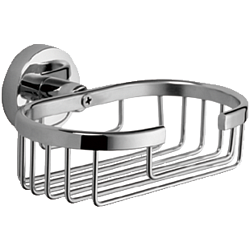 Мыльница металлическая, хром HB1702-1