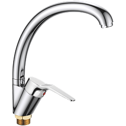 Смеситель для кухни, латунь, хром HB4163-2