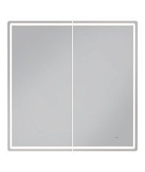 Шкаф навесной Geometry Classic 800 с зеркалом