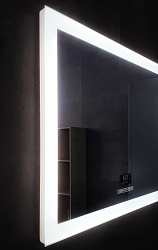 Зеркало/LED-подсветка/(80см*60см)/антизапотевание/многофункц. сенсор. выключатель Elton/AQUA DE MA