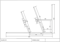 Рама д/ванны: Kaliope 170 NEW метал. в комплекте со сборочным пакетом, Сорт1