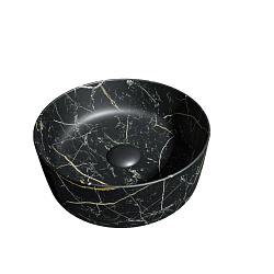 Corpa Nera Bosso/Боссо раковина  накладная D41, белый мрамор