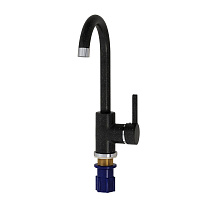 Aringa Вико смеситель для кухни одноручковый, R-излив, черный