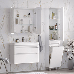 Пенал напольный с корзиной Nice 40