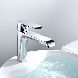 Смеситель для раковины Esse VBF-1E1CH однорычажный, хром, , шт