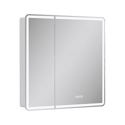 Шкаф зеркальный Nice LED 80 с часами