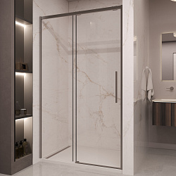 Душевая дверь Stella VDS-1ST110CLGM, 1100, вороненая сталь, стекло прозрачное, , шт